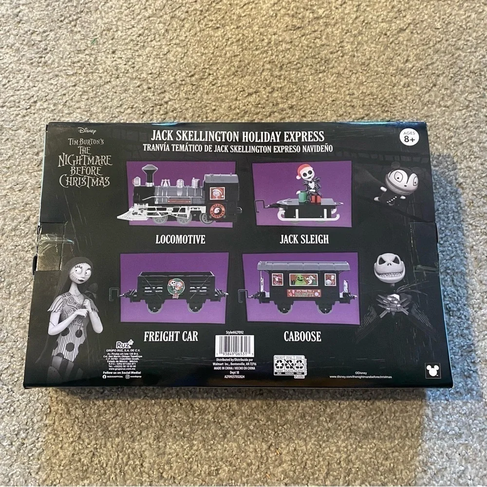 Disney Nightmare Before Christmas Train NEW Holiday Decor Jack Skellington